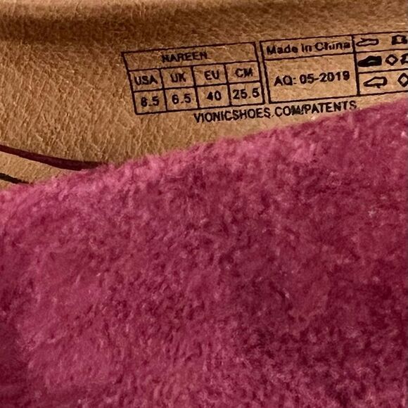 Vionic Nareen Suede Slingback Heels - Picture 8 of 11